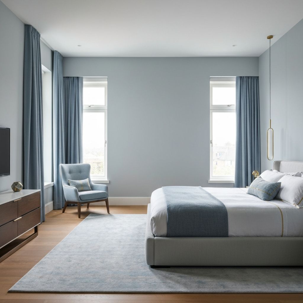 Modern bedroom decorating